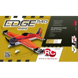 Edge 540 yellow 620mm RC Factory EPP Kit RC Factory M09 - 3