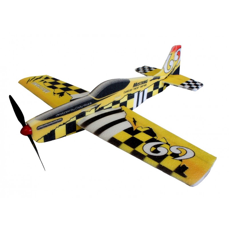 780mm yellow Mustang RC Factory EPP Kit RC Factory TR02 - 1