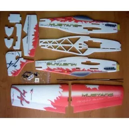 Mustang jaune 780mm Kit EPP RC Factory RC Factory TR02 - 3