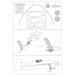 Landing gear model indoor 0.80 m RC Factory EPP RC Factory SP01 - 2