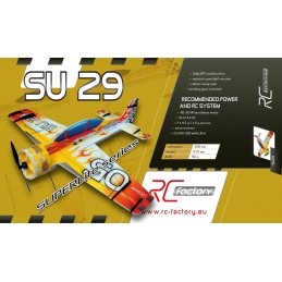 SU-29 Russian SuperLite 845mm RC Factory EPP Kit RC Factory S05 - 2
