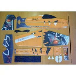 EDGE 540 V3 Orange SuperLite 840mm RC Factory EPP Kit RC Factory S09 - 4