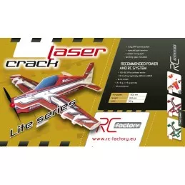 Crack Laser red LiteSeries 800mm RC Factory EPP Kit RC Factory L05 - 3