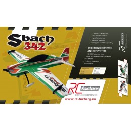 Sbach 342 red Backyard Series 800mm RC Factory EPP Kit RC Factory B09 - 2