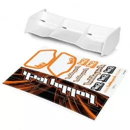 Aileron buggy Racing HTR blanc 1/8 + stickers HobbyTech Hobbytech HT-501600 - 1