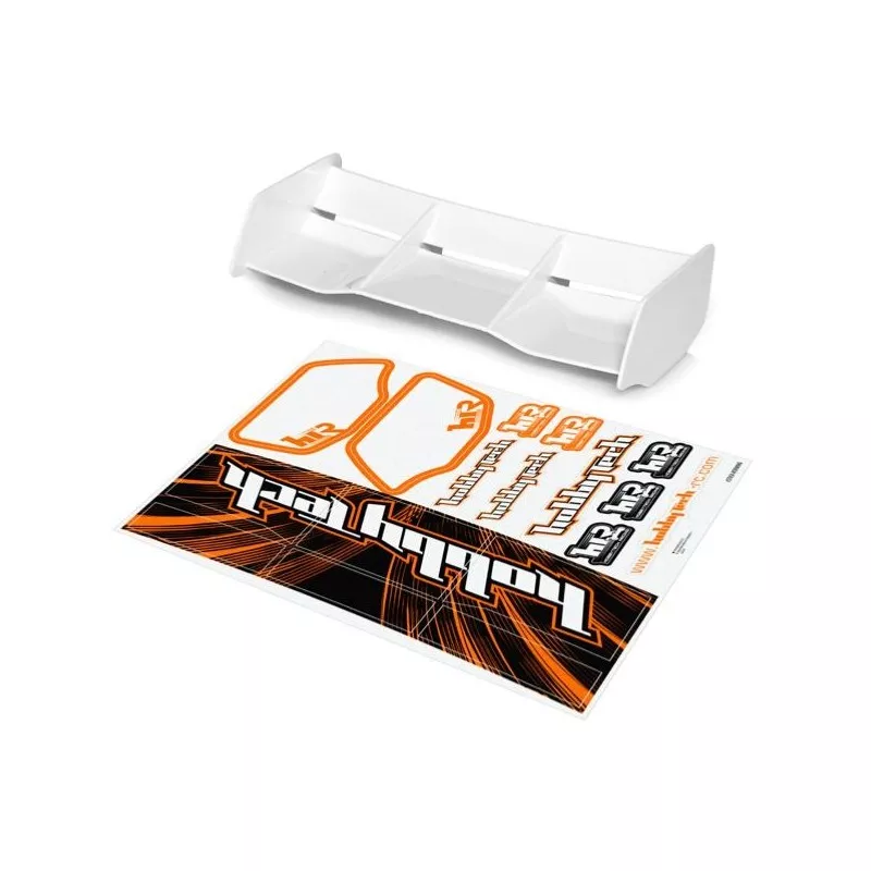 Spoiler buggy Racing white HTR 1/8 + stickers HobbyTech Hobbytech HT-501600 - 1
