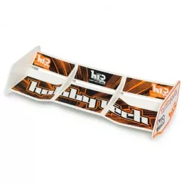 Aileron buggy Racing HTR blanc 1/8 + stickers HobbyTech Hobbytech HT-501600 - 2