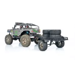 Remorque utilitaire grillagée noire pour Scale Crawler 1/10 Carson Carson 500404107 - 4