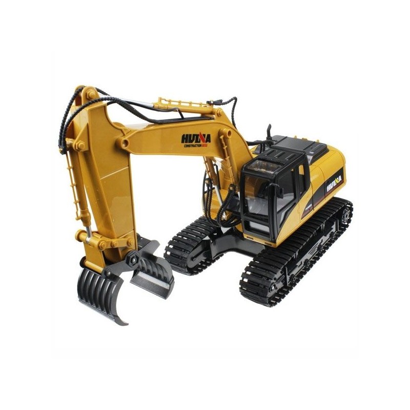 Backhoe with grab metal 1/14 RC 2.4 GHz - HuiNa HuiNa Toys CY1570 - 1
