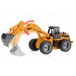 Excavator on wheels with bucket metal 1/18 RC 2.4 GHz - HuiNa HuiNa Toys CY1530 - 2