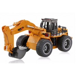 Excavator on wheels with bucket metal 1/18 RC 2.4 GHz - HuiNa HuiNa Toys CY1530 - 3