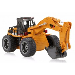 Excavator on wheels with bucket metal 1/18 RC 2.4 GHz - HuiNa HuiNa Toys CY1530 - 7