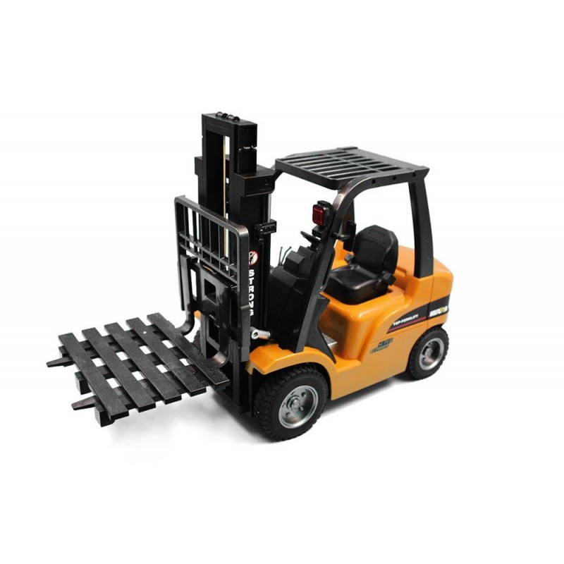 RC forklift with cabin and fork metal 1/10 2.4 GHz - HuiNa HuiNa Toys CY1577 - 1