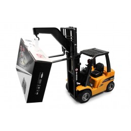 RC forklift with cabin and fork metal 1/10 2.4 GHz - HuiNa HuiNa Toys CY1577 - 4