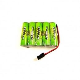 Battery Ni-Mh 2500mAh 6V (JR) A2Pro Rx A2Pro Z03N5255S - 2