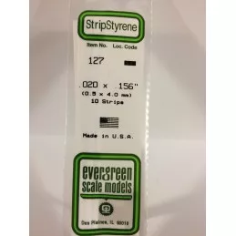 Baguette 0.50x4.0x350mm Ref : 127 - Evergreen Evergreen S1370127 - 1