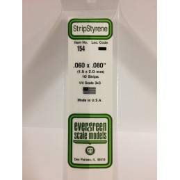 Wand 1.5x2.0x350mm Ref: 154 - Evergreen Evergreen S1370154 - 1