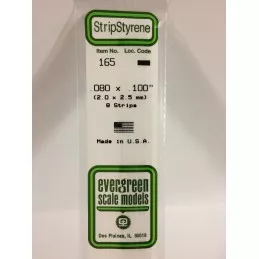 Baguette 2.0x2.5x350mm Ref : 165 - Evergreen Evergreen S1370165 - 1