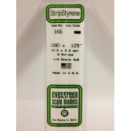 Wand 2.0x3.2x350mm Ref: 166 - Evergreen Evergreen S1370166 - 1