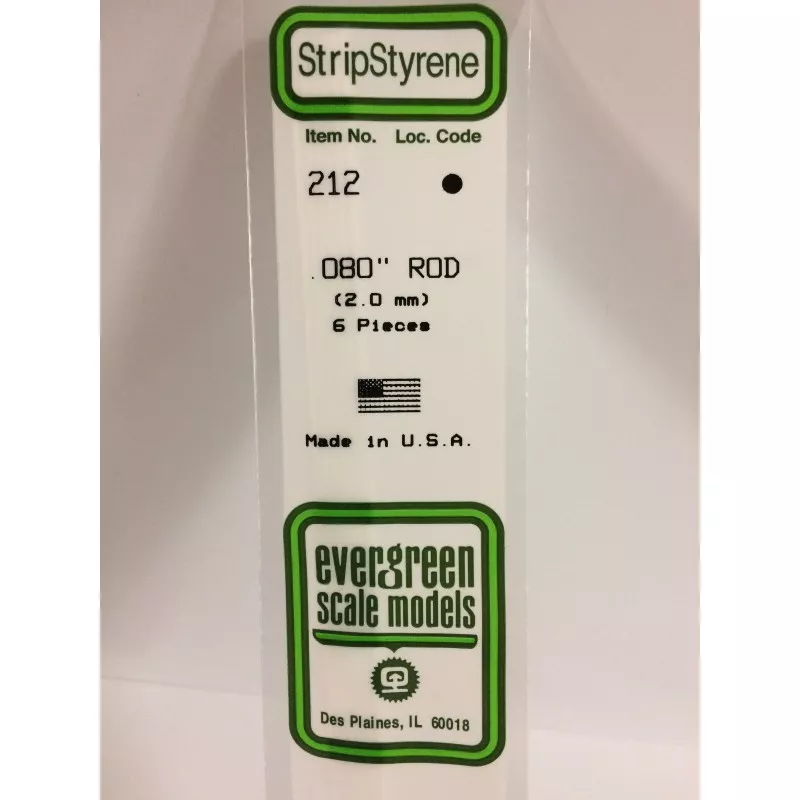 Round 2.0x350mm Ref: 212 - Evergreen Evergreen S1370212 - 1