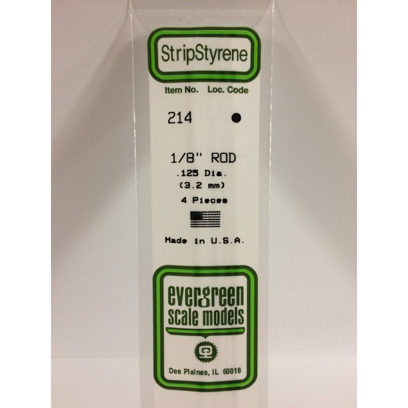 Round 3.2x350mm Ref: 214 - Evergreen Evergreen S1370214 - 1
