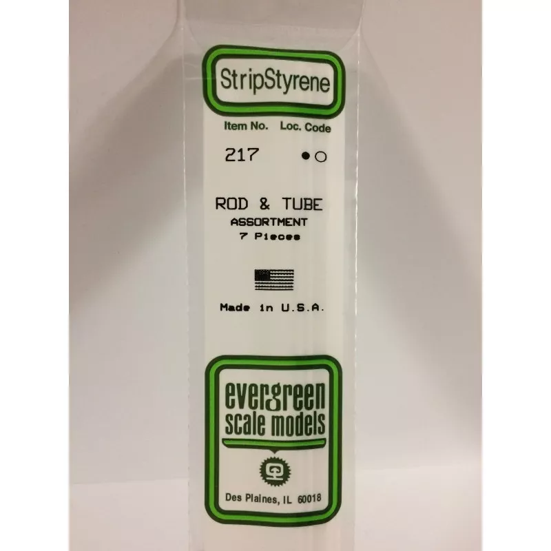 Assorted round and Tube Ref: 217 - Evergreen Evergreen S1370217 - 1