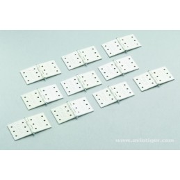 Hinges nylon axle metal large (10) GForce GForce GF-2150-002 - 1