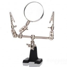 Third hand Mini Magnifier with soldering iron support precision vises  FAST460 - 1
