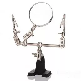 Third hand Mini Magnifier with soldering iron support precision vises  FAST460 - 1