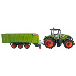 Claas Axion 870 tractor + self-loading trailer 3 axles 1/16 RTR Siva 50360 - 1