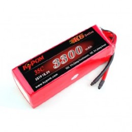 Li - Po 3300mAh 35 c 5S 18.5V (Dean) Kypom Kypom Batteries KT3300/35-5S - 1