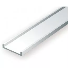 Profiled U 4.0x350mm Ref: 265 - Evergreen Evergreen S1370265 - 2