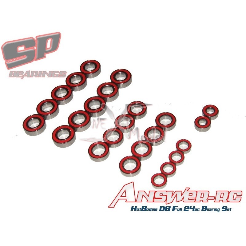Kit sealed bearings Kyosho MP9 Answer Answer ANSBRMP91 - 2
