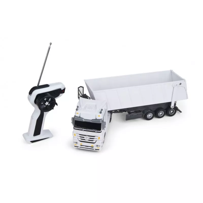 Camion Mercedes Benz Actros + Benne blanc 1/32 Siva SV-50091 - 1