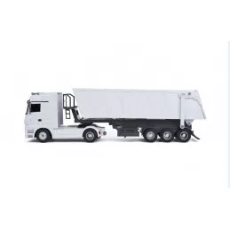 Camion Mercedes Benz Actros + Benne blanc 1/32 Siva SV-50091 - 2