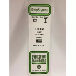 Profile I 2.0x350mm Ref: 272 - Evergreen Evergreen S1370272 - 1
