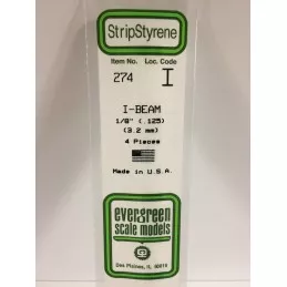 Profile I 3.2x350mm Ref: 274 - Evergreen Evergreen S1370274 - 1