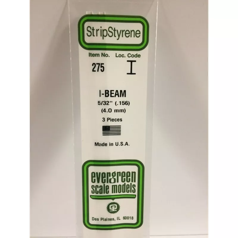 Profile I 4.0x350mm Ref: 275 - Evergreen Evergreen S1370275 - 1