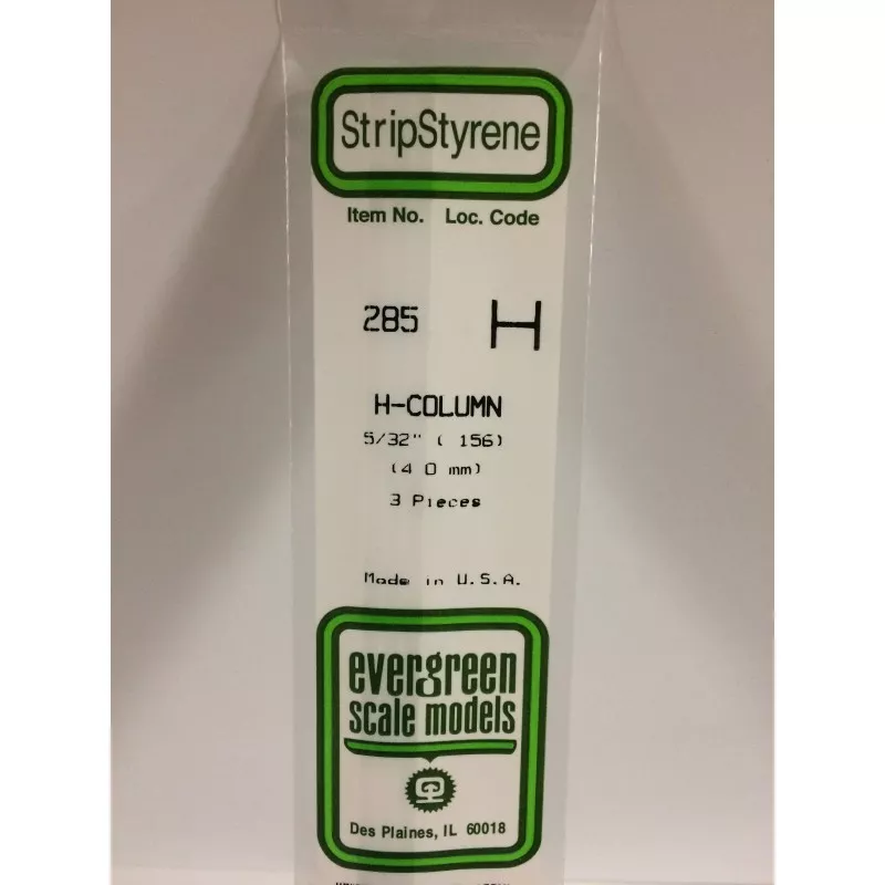 Profile: 4.0x350mm Ref: 285 - Evergreen Evergreen S1370285 - 1
