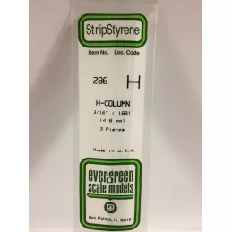 Profile: 4.8x350mm Ref: 286 - Evergreen Evergreen S1370286 - 1