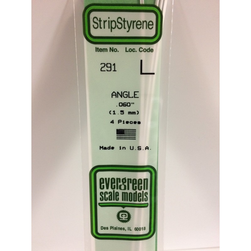 Perfil angular Evergreen PS-291 1,5 mm