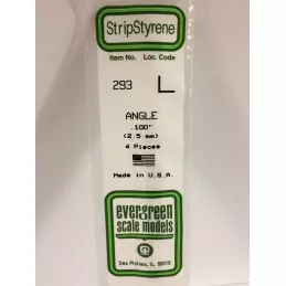 Profile L 2.5x350mm Ref: 293 - Evergreen Evergreen S1370293 - 1
