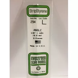 Profile L 3.2x350mm Ref: 294 - Evergreen Evergreen S1370294 - 1