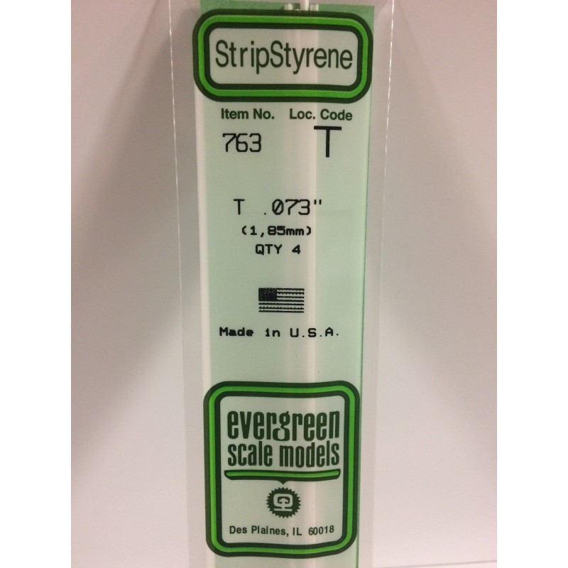 Profile T 1.42x350mm Ref: 762 - Evergreen Evergreen S1370763 - 1