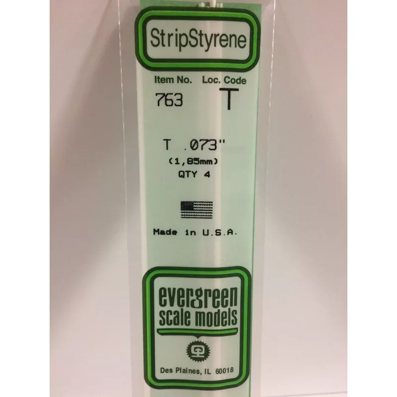 Profile T 1.42x350mm Ref: 762 - Evergreen Evergreen S1370763 - 1