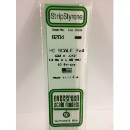 Wand HO 0.6x1.1x350mm Ref: 8204 - Evergreen Evergreen S1378204 - 1