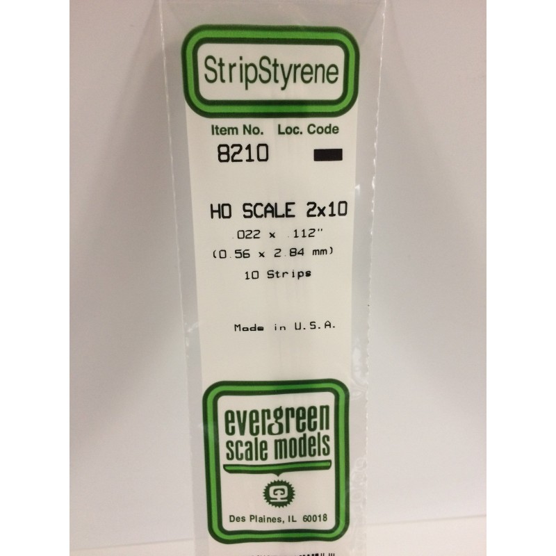 Wand HO 0.6x2.8x350mm Ref: 8210 - Evergreen Evergreen S1378210 - 1
