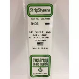 Wand HO 1.1x1.7x350mm Ref: 8406 - Evergreen Evergreen S1378406 - 1
