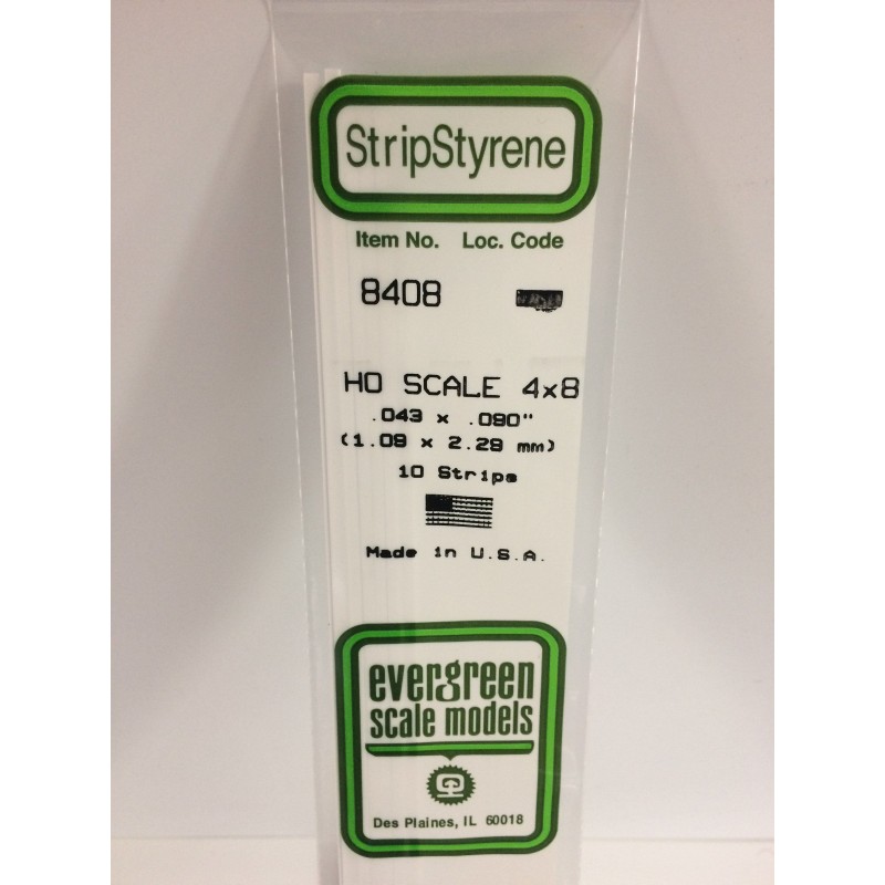 Wand HO 1.1x2.3x350mm Ref: 8408 - Evergreen Evergreen S1378408 - 1