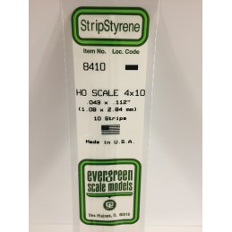 Wand HO 1.1x2.8x350mm Ref: 8410 - Evergreen Evergreen S1378410 - 1